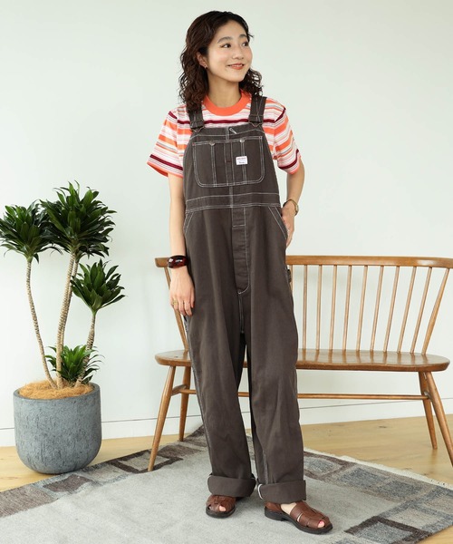 BEAMS BOY（ビームスボーイ）の「BEAMS BOY /ボーイ マルチボーダー クルーネック Tシャツ 23SS（Tシャツ/カットソー・レディース・ネイビー/オレンジ/グリーン・ONE SIZE）」の5枚目の写真