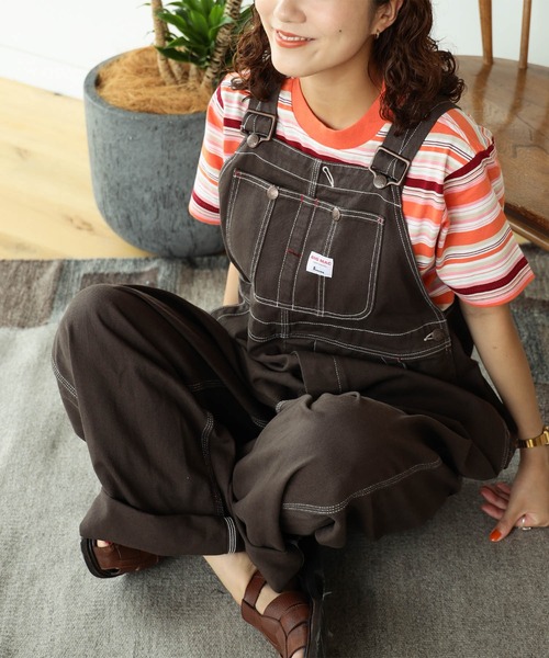 BEAMS BOY（ビームスボーイ）の「BEAMS BOY /ボーイ マルチボーダー クルーネック Tシャツ 23SS（Tシャツ/カットソー・レディース・ネイビー/オレンジ/グリーン・ONE SIZE）」の16枚目の写真