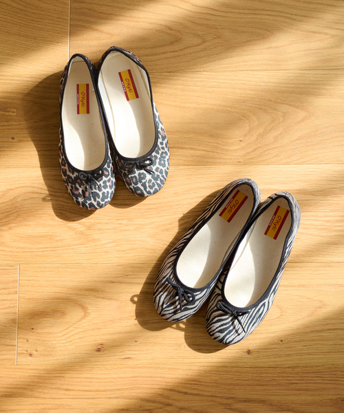 O'Kyti（オキティ）の「【O’KYTI/オキティ】アニマルガラバレエシューズ（バレエシューズ・レディース・ブラック/キャメル・36/37/38）」の11枚目の写真