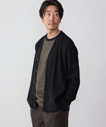 SHIPS | SHIPS: 小松マテーレ ダブルクロス ニット Vネック カーディガン(カーディガン/ボレロ)