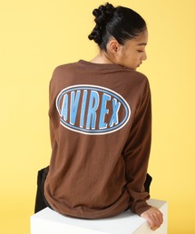 AVIREX | 【WEB&DEPOT限定】LONG SLEEVE T-SHIRT 'OVAL LOGO'(Tシャツ/カットソー)