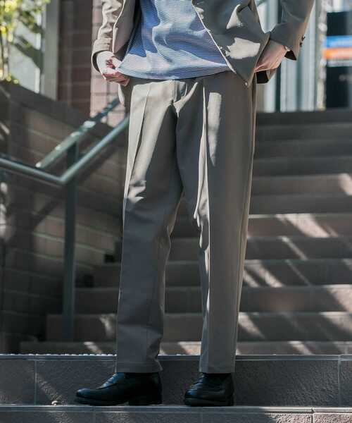 URBAN RESEARCH DOORS（アーバンリサーチドアーズ）の「『イージーケア』LIFE STYLE TAILOR　強撚コンフォータブルパンツ（スーツパンツ・メンズ・ネイビー/カーキ/モカ・SMALL/MEDIUM/LARGE/X-LARGE）」の4枚目の写真