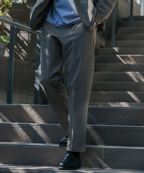 URBAN RESEARCH DOORS（アーバンリサーチドアーズ）の「『イージーケア』LIFE STYLE TAILOR　強撚コンフォータブルパンツ（スーツパンツ・メンズ・ネイビー/カーキ/モカ・SMALL/MEDIUM/LARGE/X-LARGE）」の8枚目の写真