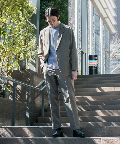 URBAN RESEARCH DOORS（アーバンリサーチドアーズ）の「『イージーケア』LIFE STYLE TAILOR　強撚コンフォータブルパンツ（スーツパンツ・メンズ・ネイビー/カーキ/モカ・SMALL/MEDIUM/LARGE/X-LARGE）」の12枚目の写真