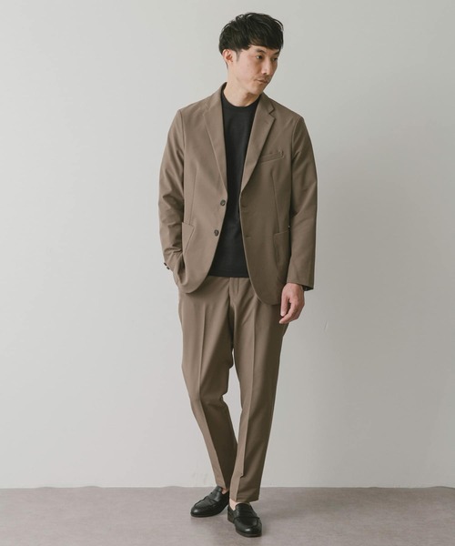 URBAN RESEARCH DOORS（アーバンリサーチドアーズ）の「『イージーケア』LIFE STYLE TAILOR　強撚コンフォータブルパンツ（スーツパンツ・メンズ・ネイビー/カーキ/モカ・SMALL/MEDIUM/LARGE/X-LARGE）」の14枚目の写真