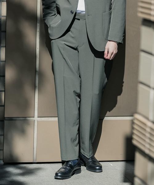 URBAN RESEARCH DOORS（アーバンリサーチドアーズ）の「『イージーケア』LIFE STYLE TAILOR　強撚コンフォータブルパンツ（スーツパンツ・メンズ・ネイビー/カーキ/モカ・SMALL/MEDIUM/LARGE/X-LARGE）」の17枚目の写真
