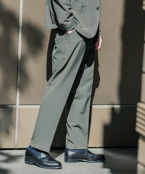 URBAN RESEARCH DOORS（アーバンリサーチドアーズ）の「『イージーケア』LIFE STYLE TAILOR　強撚コンフォータブルパンツ（スーツパンツ・メンズ・ネイビー/カーキ/モカ・SMALL/MEDIUM/LARGE/X-LARGE）」の19枚目の写真
