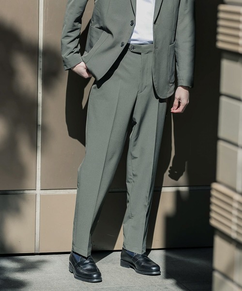 URBAN RESEARCH DOORS（アーバンリサーチドアーズ）の「『イージーケア』LIFE STYLE TAILOR　強撚コンフォータブルパンツ（スーツパンツ・メンズ・ネイビー/カーキ/モカ・SMALL/MEDIUM/LARGE/X-LARGE）」の20枚目の写真