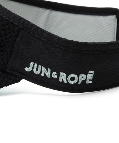 JUN&ROPE'（ジュンアンドロペ）の「チェッカーレース配色コンビバイザー（サンバイザー・レディース・ホワイト系その他/ブラック/ホワイト・FREE）」の11枚目の写真