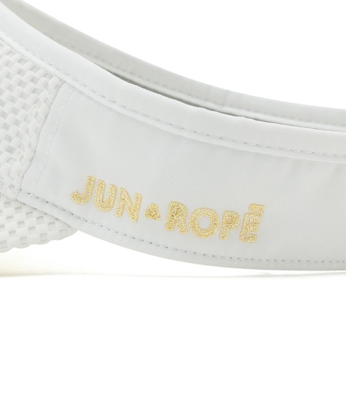 JUN&ROPE'（ジュンアンドロペ）の「チェッカーレース配色コンビバイザー（サンバイザー・レディース・ホワイト系その他/ブラック/ホワイト・FREE）」の12枚目の写真