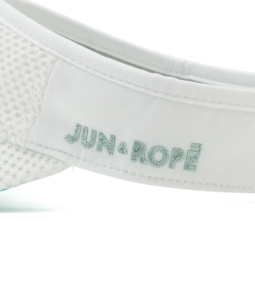 JUN&ROPE'（ジュンアンドロペ）の「チェッカーレース配色コンビバイザー（サンバイザー・レディース・ホワイト系その他/ブラック/ホワイト・FREE）」の13枚目の写真