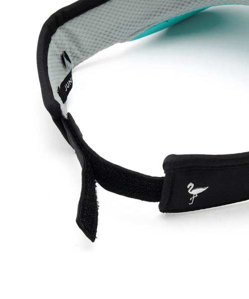 JUN&ROPE'（ジュンアンドロペ）の「チェッカーレース配色コンビバイザー（サンバイザー・レディース・ホワイト系その他/ブラック/ホワイト・FREE）」の14枚目の写真