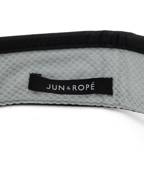 JUN&ROPE'（ジュンアンドロペ）の「チェッカーレース配色コンビバイザー（サンバイザー・レディース・ホワイト系その他/ブラック/ホワイト・FREE）」の15枚目の写真