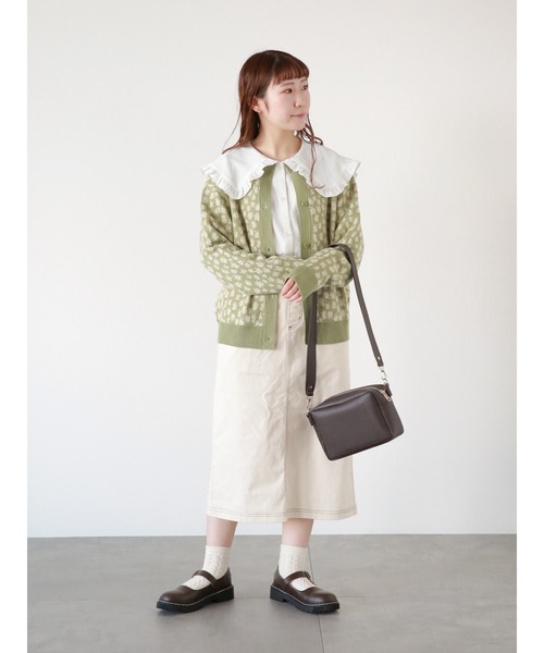 ehka sopo（エヘカソポ）の「ワイドベルトショルダーバッグ（ハンドバッグ・レディース・オフホワイト/ベージュ/ブラウン・ﾌﾘ-）」の6枚目の写真