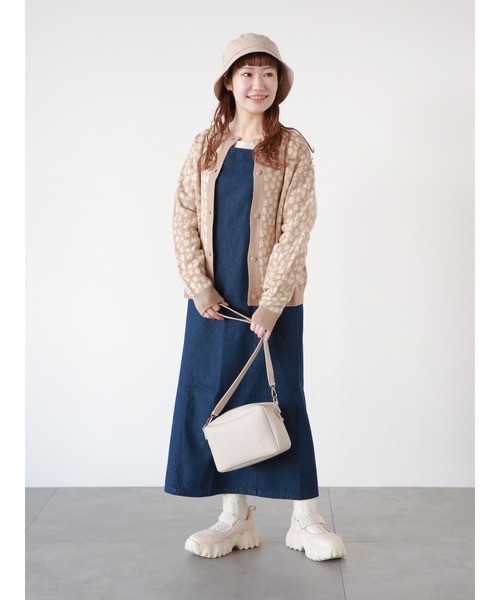 ehka sopo（エヘカソポ）の「ワイドベルトショルダーバッグ（ハンドバッグ・レディース・オフホワイト/ベージュ/ブラウン・ﾌﾘ-）」の8枚目の写真