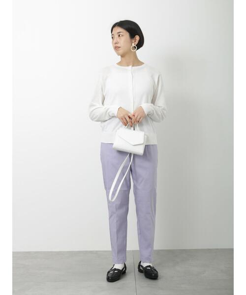 Lugnoncure(ルノンキュール)の「ミニショルダーバッグ(ハンドバッグ・レディース・グリーン/ブラック/オフホワイト・フリ-)」の10枚目の写真