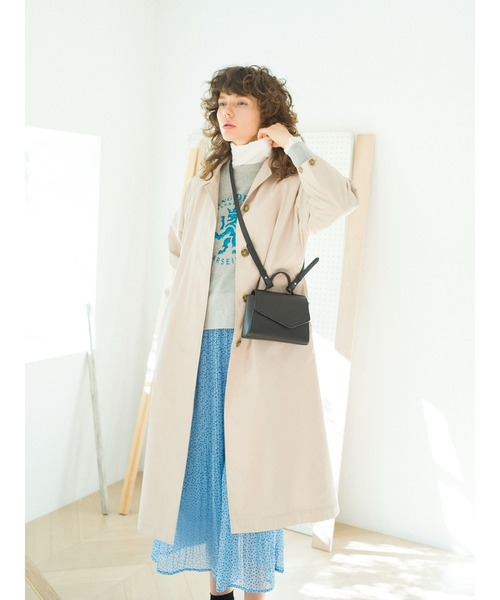 Lugnoncure(ルノンキュール)の「ミニショルダーバッグ(ハンドバッグ・レディース・グリーン/ブラック/オフホワイト・フリ-)」の7枚目の写真