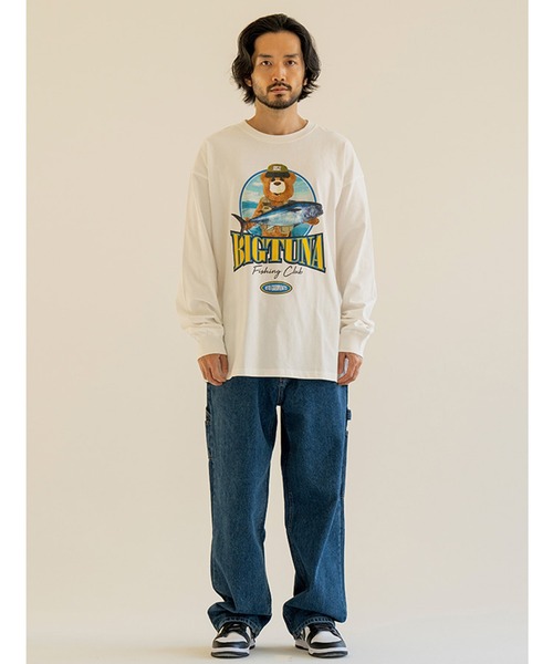 QT8（キューティーエイト）の「QT8 GARMENTS/Big Tuna LS 2170449（Tシャツ/カットソー・メンズ・ブラック/グリーン/アイボリー・MEDIUM/LARGE/X-LARGE）」の11枚目の写真