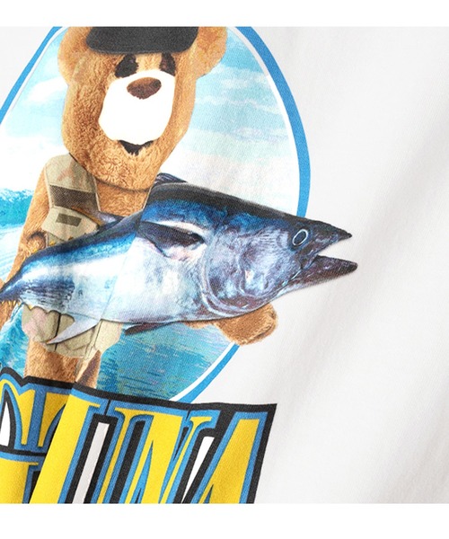QT8（キューティーエイト）の「QT8 GARMENTS/Big Tuna LS 2170449（Tシャツ/カットソー・メンズ・ブラック/グリーン/アイボリー・MEDIUM/LARGE/X-LARGE）」の6枚目の写真