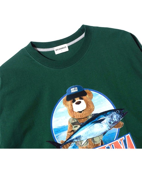 QT8（キューティーエイト）の「QT8 GARMENTS/Big Tuna LS 2170449（Tシャツ/カットソー・メンズ・ブラック/グリーン/アイボリー・MEDIUM/LARGE/X-LARGE）」の22枚目の写真