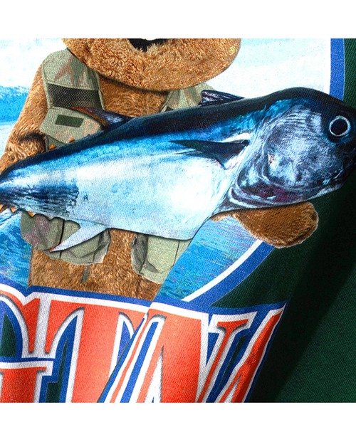 QT8（キューティーエイト）の「QT8 GARMENTS/Big Tuna LS 2170449（Tシャツ/カットソー・メンズ・ブラック/グリーン/アイボリー・MEDIUM/LARGE/X-LARGE）」の21枚目の写真