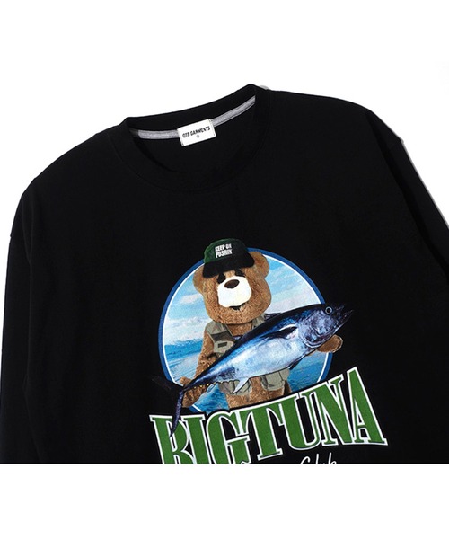 QT8（キューティーエイト）の「QT8 GARMENTS/Big Tuna LS 2170449（Tシャツ/カットソー・メンズ・ブラック/グリーン/アイボリー・MEDIUM/LARGE/X-LARGE）」の16枚目の写真