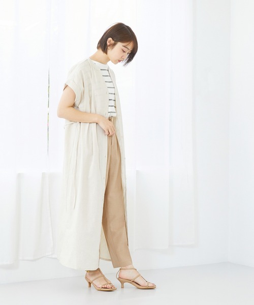 スクエアトゥストラップサンダル