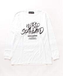 WORLD STANDARD/ワールドスタンダード ロゴプリント 長袖Tシャツ WSLT-001