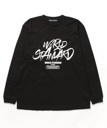 WORLD STANDARD/ワールドスタンダード ロゴプリント 長袖Tシャツ WSLT-001