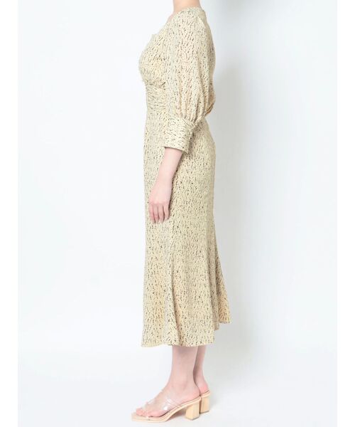 LAGUNAMOON(ラグナムーン)の「バイカラーパターンスクエアネックワンピース(ワンピース・レディース・ブラック/クリーム・SMALL/MEDIUM)」の12枚目の写真