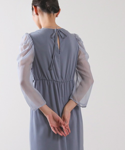 Kana（カナ）の「美シルエット クロスデザイン ワンピース パーティー