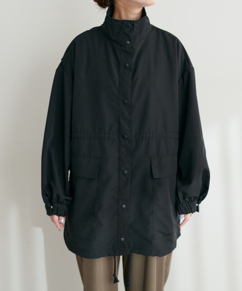 natural couture（ナチュラルクチュール）の「スタンドカラーボリュームマンパ（ブルゾン・レディース・カーキ/ブラック/アイボリー・FREE）」の22枚目の写真