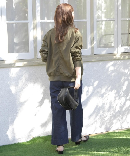 URBAN RESEARCH Sonny Label（アーバンリサーチサニーレーベル）の「リバーシブルMA-1ブルゾン（MA-1・レディース・ブラウン系その他/ベージュ系その他/グリーン系その他・FREE）」の22枚目の写真