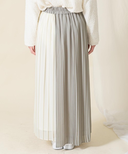 Risley（リズレー）の「ラッププリーツパンツ（その他パンツ・レディース・グレー×ホワイト・FREE）」の13枚目の写真