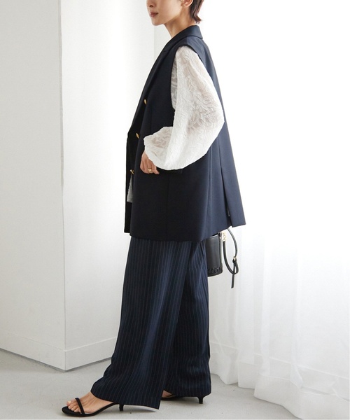 JOURNAL STANDARD relume T/Wギャバネイビージレ 新品 JOURNAL STANDARD relume（ジャーナルスタンダード レリューム）の
