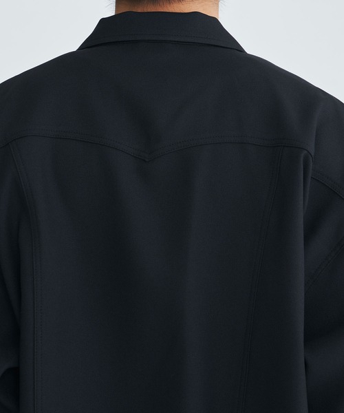 FACCIES（ファチーズ）の「【FACCIES/ファッチーズ】Wt Mix Dry Twill Sh（シャツ/ブラウス・メンズ・グリーン/ブラック・1/2）」の11枚目の写真