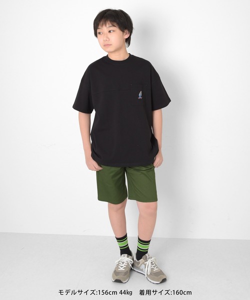 GLAZOS(グラソス)の「ストレッチツイル・スケーターハーフパンツ(その他パンツ・キッズ・ブラック/オレンジ/ブラウン/ブルー/カーキ・140cm/160cm/130cm/150cm/170cm)」の14枚目の写真