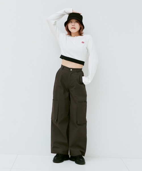 INTER FACTORY（インターファクトリー）の「こなん - 刺繍バケットハット　made in INTER FACTORY（ハット・レディース・ブラック・FREE）」の14枚目の写真