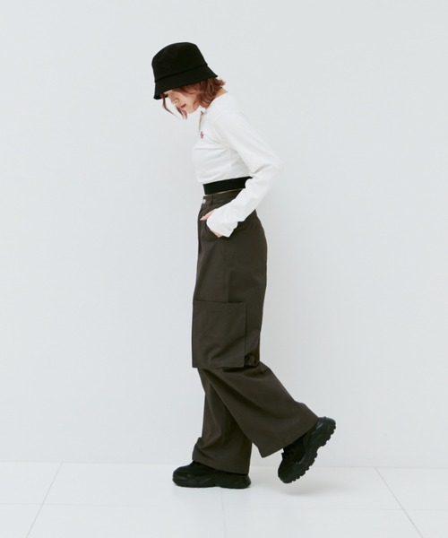INTER FACTORY（インターファクトリー）の「こなん - 刺繍バケットハット　made in INTER FACTORY（ハット・レディース・ブラック・FREE）」の16枚目の写真