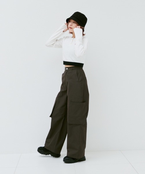 INTER FACTORY（インターファクトリー）の「こなん - 刺繍バケットハット　made in INTER FACTORY（ハット・レディース・ブラック・FREE）」の18枚目の写真