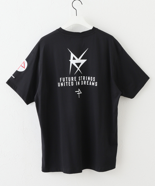 FRED PERRY×RAF SIMONS(フレッドペリーラフシモンズ)の「【RAFSIMONS × FREDPERRY】 PRINTED T-SH(Tシャツ/カットソー・メンズ・ブラック・SMALL/MEDIUM)」の2枚目の写真