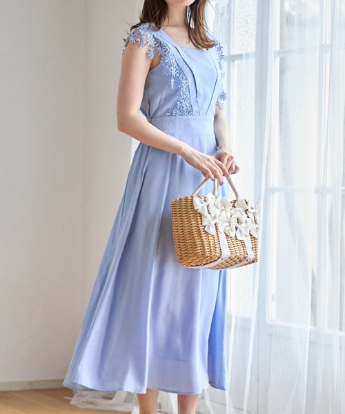 tocco closet（トッコ クローゼット）の「レース切り替えリネンライク