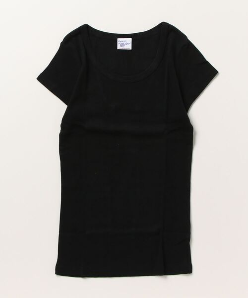 MILLER(ミラー)の「【Robert P. Miller】807C パネルリブ半袖(Tシャツ/カットソー・レディース・ブラック/その他1/グレー/その他5/その他3/その他4/ホワイト/その他2/その他6/その他7/その他9・FREE)」の3枚目の写真
