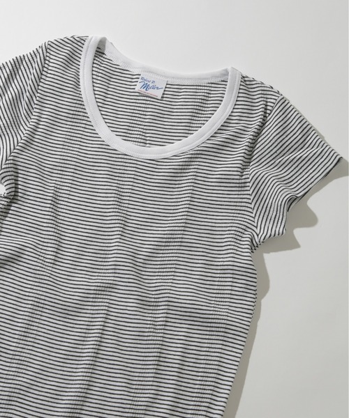 MILLER(ミラー)の「【Robert P. Miller】807C パネルリブ半袖(Tシャツ/カットソー・レディース・ブラック/その他1/グレー/その他5/その他3/その他4/ホワイト/その他2/その他6/その他7/その他9・FREE)」の1枚目の写真