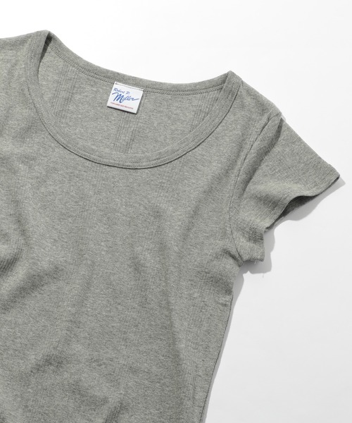 MILLER(ミラー)の「【Robert P. Miller】807C パネルリブ半袖(Tシャツ/カットソー・レディース・ブラック/その他1/グレー/その他5/その他3/その他4/ホワイト/その他2/その他6/その他7/その他9・FREE)」の4枚目の写真
