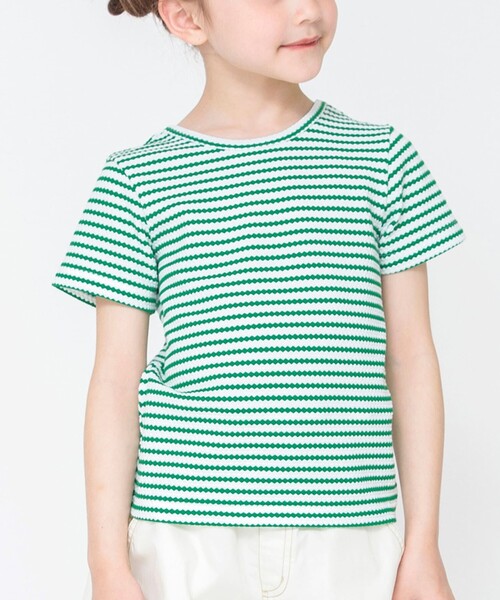 BRANSHES(ブランシェス)の「後ろリボン半袖Tシャツ(Tシャツ/カットソー・キッズ・レッド/ブラック/グリーン・100/150/130/110/120/140/90)」の6枚目の写真