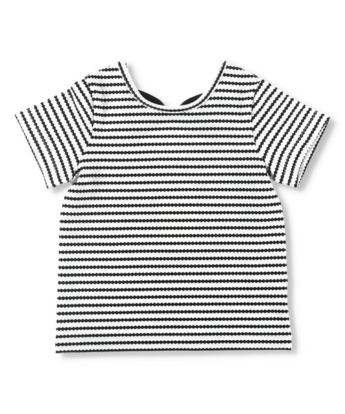 BRANSHES(ブランシェス)の「後ろリボン半袖Tシャツ(Tシャツ/カットソー・キッズ・レッド/ブラック/グリーン・100/150/130/110/120/140/90)」の11枚目の写真