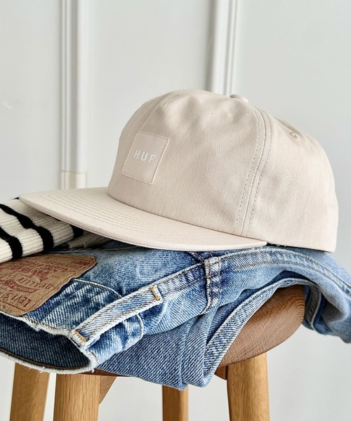 セール】HUF(ハフ)/ボックスロゴ スナップバック キャップ/HUF