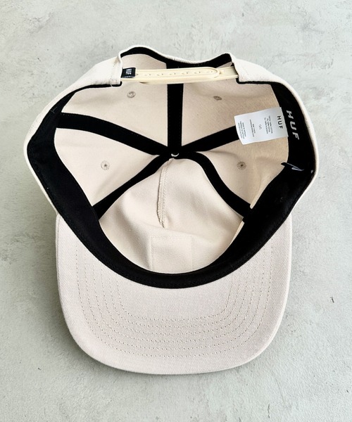 HUF(ハフ)の「HUF(ハフ)/ボックスロゴ スナップバック キャップ/HUF SET BOX SNAPBACK(キャップ・メンズ・ブラック/ネイビー/ブラウン/グリーン/キャメル/ワインレッド/アイボリー・FREE)」の17枚目の写真