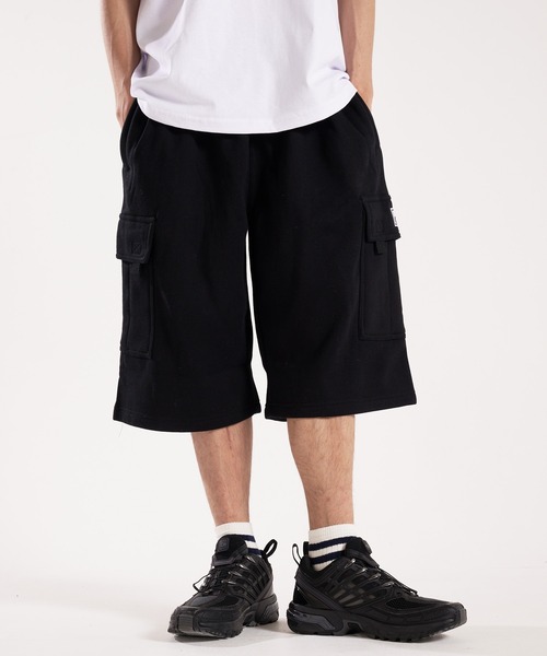 PRO CLUB （プロクラブ）の「PRO CLUB-FLEECE CARGO SHORT（その他パンツ・メンズ・グレー/ブラック・M/L/XL）」の3枚目の写真